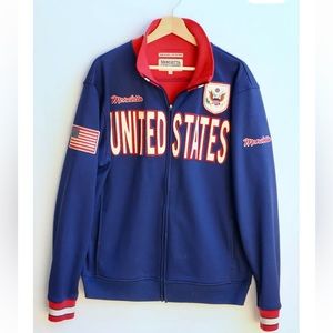 Vintage Mondetta USA Olympic Track Warmup Jacket - Size Medium